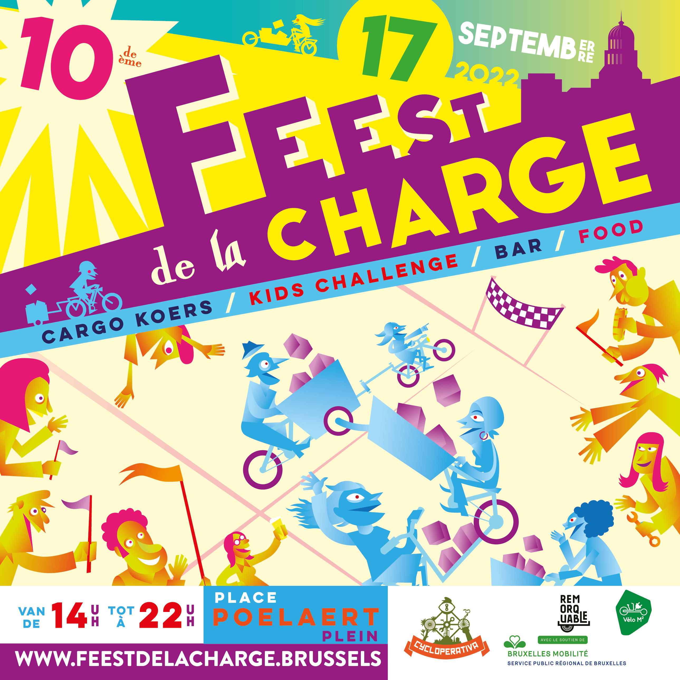 Fête de la Charge 2020 - Place Poelaert - Palais de Justice dans les Marolles